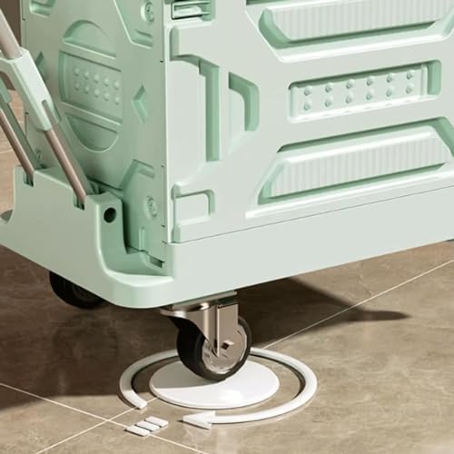 Foldable Utility Wagon 🏡 Heavy-Duty Shopping Cart