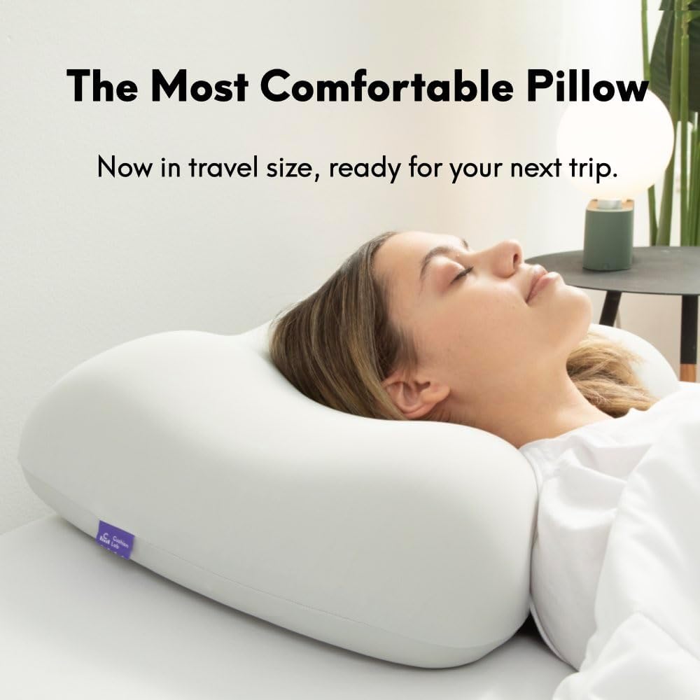 😴 Travel Neck Pillow Cushion 🧳 | Soft Sleep Support Pillow ✨ | Camping & Flight Comfort Essential 🌙