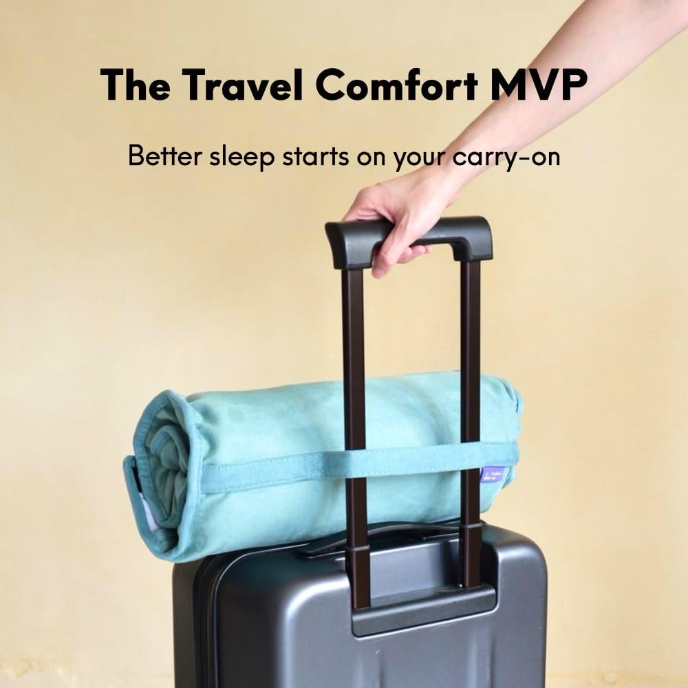 😴 Travel Neck Pillow Cushion 🧳 | Soft Sleep Support Pillow ✨ | Camping & Flight Comfort Essential 🌙