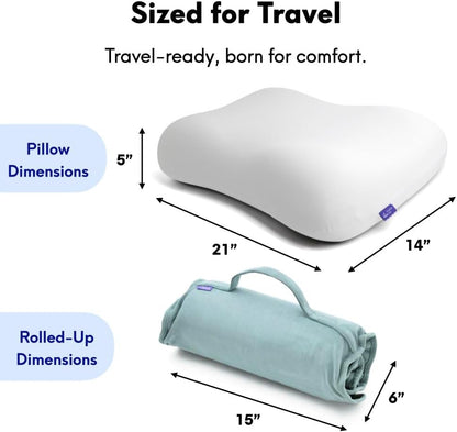 😴 Travel Neck Pillow Cushion 🧳 | Soft Sleep Support Pillow ✨ | Camping & Flight Comfort Essential 🌙