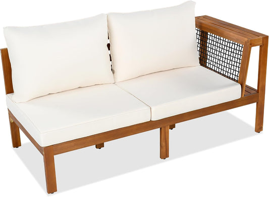 Outdoor Sofa Set 🏡 Patio Lounge Couch Set | Garden Conversation Furniture 🌿 | Modern Rattan Style