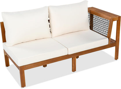 Outdoor Sofa Set 🏡 Patio Lounge Couch Set | Garden Conversation Furniture 🌿 | Modern Rattan Style