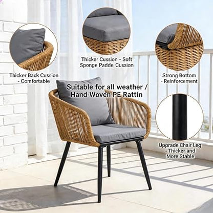 🌿 Outdoor Rattan Patio Set – Modern Garden Sofa Lounge 🪑✨