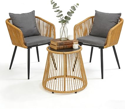 🌿 Outdoor Rattan Patio Set – Modern Garden Sofa Lounge 🪑✨