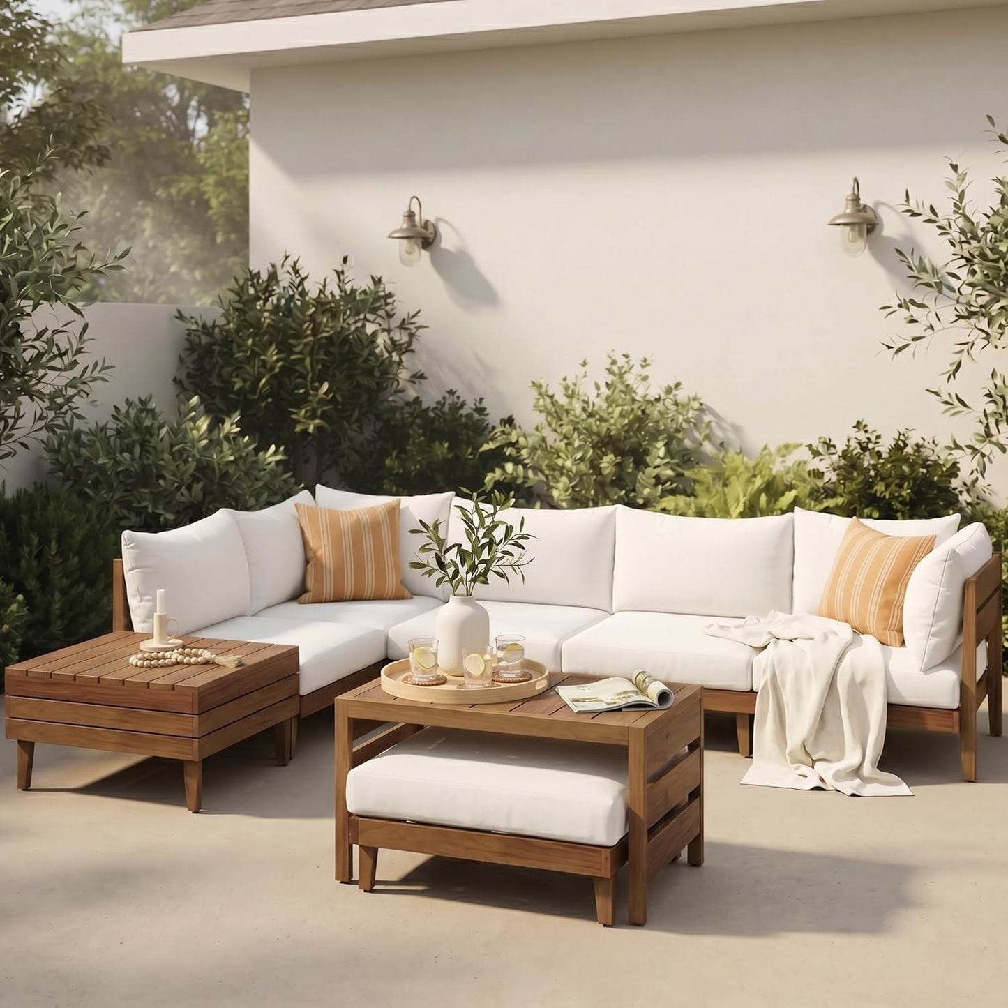 Outdoor Sectional Sofa Set 🏡 Patio Lounge Couch