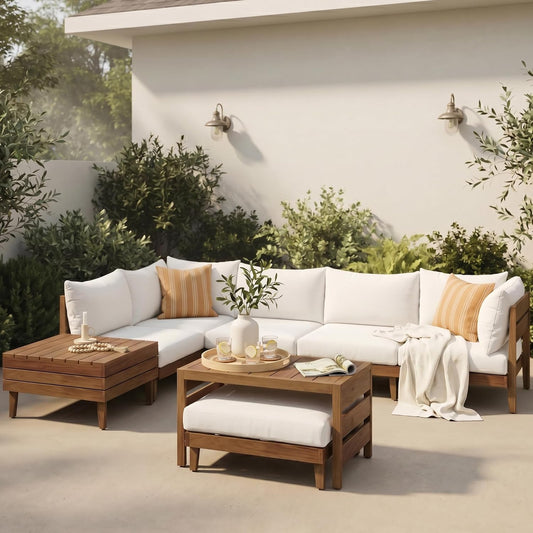 Outdoor Sectional Sofa Set 🏡 Patio Lounge Couch