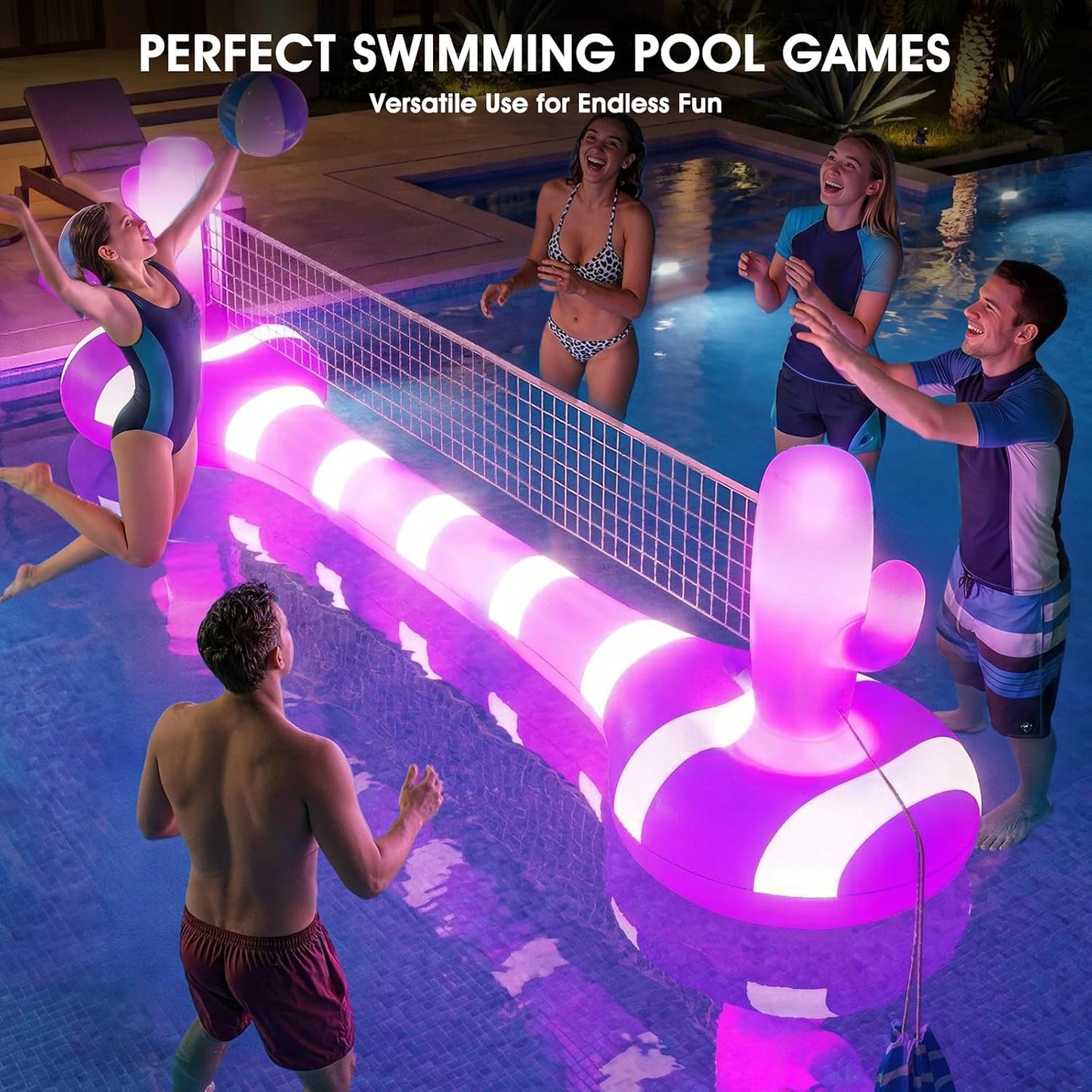 🏐 Inflatable Pool Volleyball Set 🌊 | Floating Water Game Fun ✨ | Summer Swim Party Essential ☀️