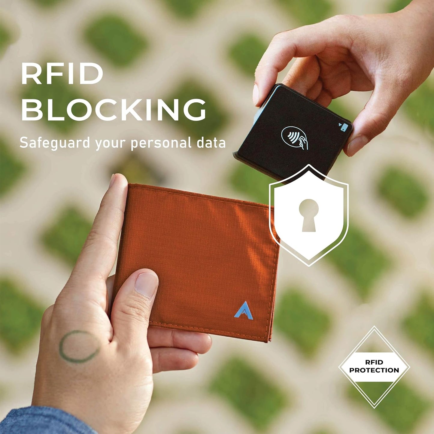 💳 RFID Blocking Wallet 🪪 | Slim Sport Card Holder ✨ | Travel Security Wallet 🧠