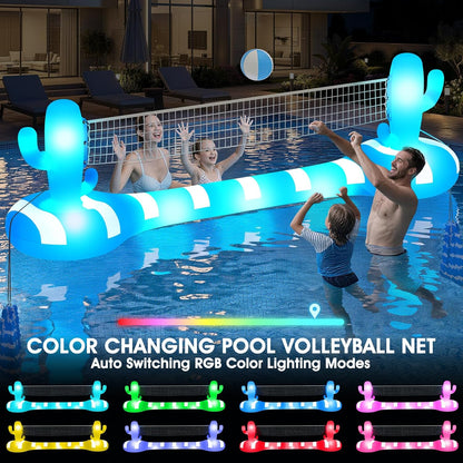 🏐 Inflatable Pool Volleyball Set 🌊 | Floating Water Game Fun ✨ | Summer Swim Party Essential ☀️