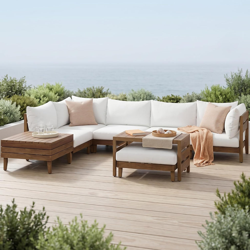 Outdoor Sectional Sofa Set 🏡 Patio Lounge Couch