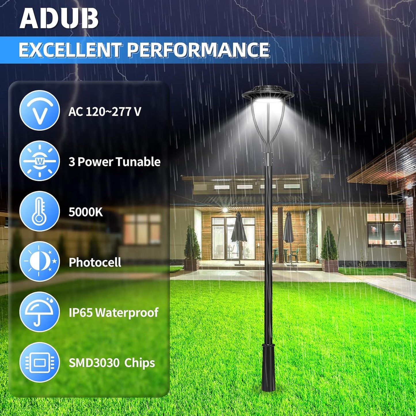 💡 Waterproof Outdoor LED Circular Light – Garden & Parking Wall Lamp 🌙✨