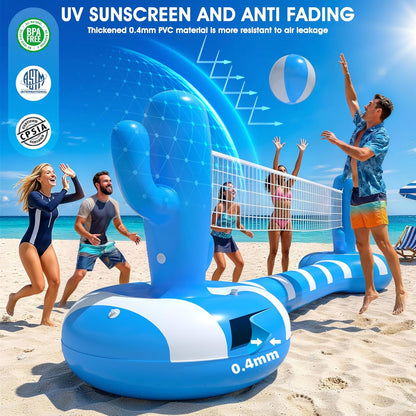 🏐 Inflatable Pool Volleyball Set 🌊 | Floating Water Game Fun ✨ | Summer Swim Party Essential ☀️