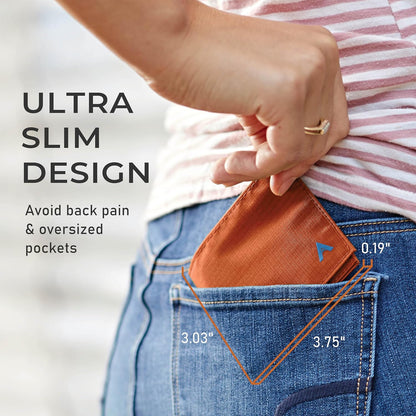 💳 RFID Blocking Wallet 🪪 | Slim Sport Card Holder ✨ | Travel Security Wallet 🧠